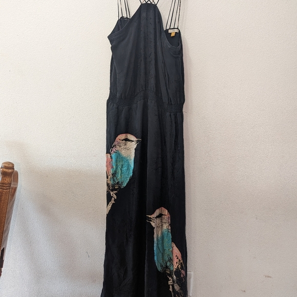 Anthro Leifsdottir Cordiva Bird Maxi dress - Picture 2 of 7